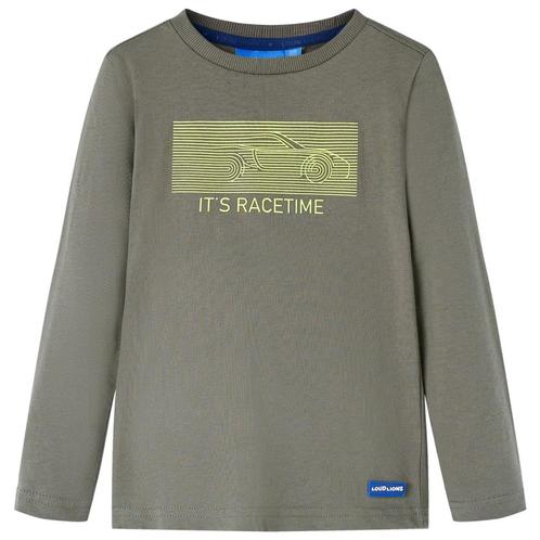 vidaXL Kindershirt met lange mouwen 128 kakikleurig, Kinderen en Baby's, Kinderkleding | Overige, Nieuw, Verzenden