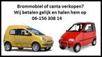 $$ WIJ KOPEN BROMMOBIEL $$ canta inkoopservice aixam, Gebruikt, Overige merken