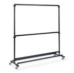 Garderobe verrijdbaar zonder haakjes | Zwart | 60x192x200 cm, Verzenden, Nieuw in verpakking