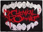 My Chemical Romance - The Black Parade Logo Fangs - Patch, Verzamelen, Ophalen of Verzenden, Nieuw, Kleding