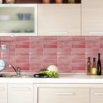 Tegelsticker Roze Langwerpig, Ophalen of Verzenden, Nieuw