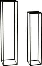 2dekans | Mica Decorations Goa Bijzettafel Set van 2 Zwart |, Huis en Inrichting, Ophalen of Verzenden, Zo goed als nieuw