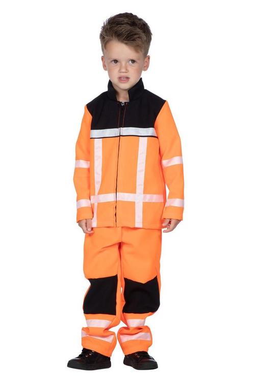 Wegwerker Kostuum Jongen, Kinderen en Baby's, Carnavalskleding en Verkleedspullen, Nieuw, Verzenden