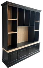 Buffetkast - TV Kast  Dronten zwart - eiken 220 X 230cm, Huis en Inrichting, Kasten | Buffetkasten, Nieuw, Ophalen of Verzenden