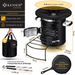 Raket Stove / racketkachel - met gietijzeren grillpan -, Tuin en Terras, Verzenden, Nieuw