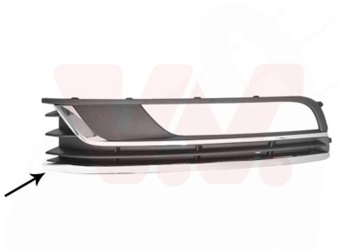 BUMPER GRILL VOOR VW PASSAT B7 EURO TYPE 2011-2014, Auto-onderdelen, Carrosserie en Plaatwerk, Nieuw, Ophalen of Verzenden