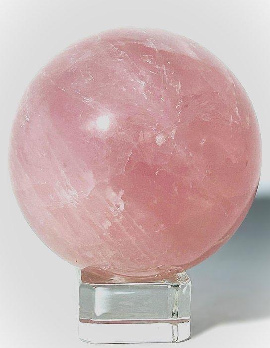 *** GEEN VEILINGKOSTEN *** Premium Rozenkwarts Bol – Een, Verzamelen, Mineralen en Fossielen