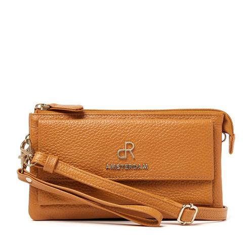 -50% dR Amsterdam  dR Amsterdam Schoudertas / clutch  maat O, Sieraden, Tassen en Uiterlijk, Tassen | Damestassen, Bruin, Nieuw