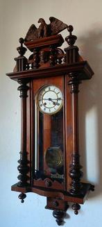 Wandklok - Gustav Becker - Antiek Hout - 1896, Antiek en Kunst, Antiek | Klokken
