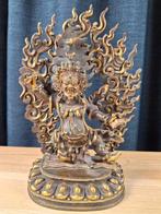 Figuur - Oude Bronzen Vajrapani - Brons - Nepal, Antiek en Kunst