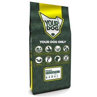 Yourdog Witte Duitse Herdershond Pup, Dieren en Toebehoren, Dierenvoeding, Verzenden