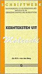KERNTEKSTEN UIT MALEACHI 9789061403081 VAN DEN BERG, Boeken, Godsdienst en Theologie, Verzenden, Gelezen, VAN DEN BERG