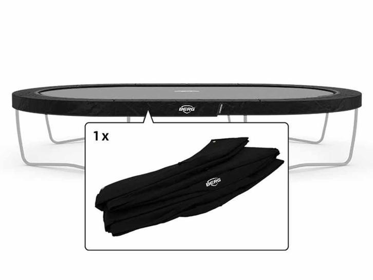 Trampoline Rand ovaal Berg Champion Grand 520x345 cm Zwart, Kinderen en Baby's, Speelgoed | Buiten | Trampolines, Nieuw, Ophalen of Verzenden