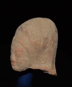 Oud-Grieks, Klassieke Periode Oud-Grieks terracotta hoofd -, Antiek en Kunst