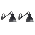 DCW Lampe Gras No 104 set van 2, zwart - zonder schakelaar, Verzenden, Nieuw