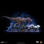 Jurassic Park Demi Art Scale Statue 1/20 T-Rex attacks Donal, Nieuw, Ophalen of Verzenden
