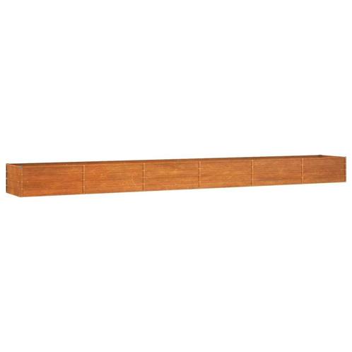 Plantenbak Roestig Staal 600cm - Retourdeal Tuin | -55%, Tuin en Terras, Bloembakken en Plantenbakken, 30 tot 60 cm, 100 cm of meer