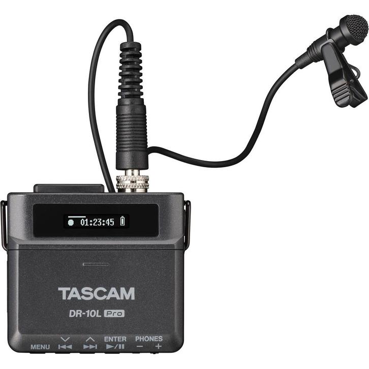 Tascam DR-10L Pro digitale audiorecorder en lavalier combo, Audio, Tv en Foto, Professionele Audio-, Tv- en Video-apparatuur, Verzenden