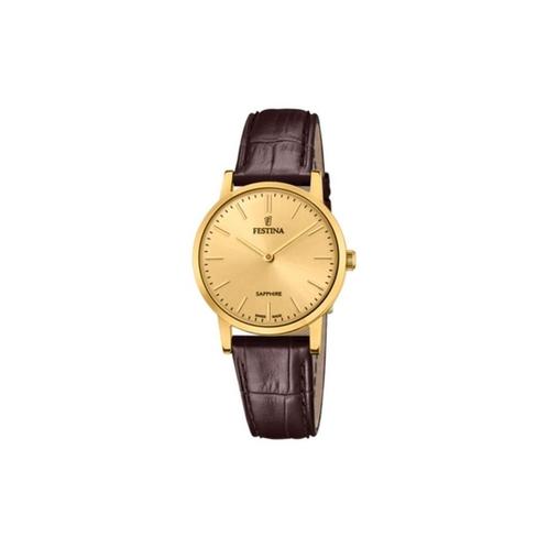 Horloge Heren Festina F20017/2 Gouden, Sieraden, Tassen en Uiterlijk, Zonnebrillen en Brillen | Heren, Verzenden