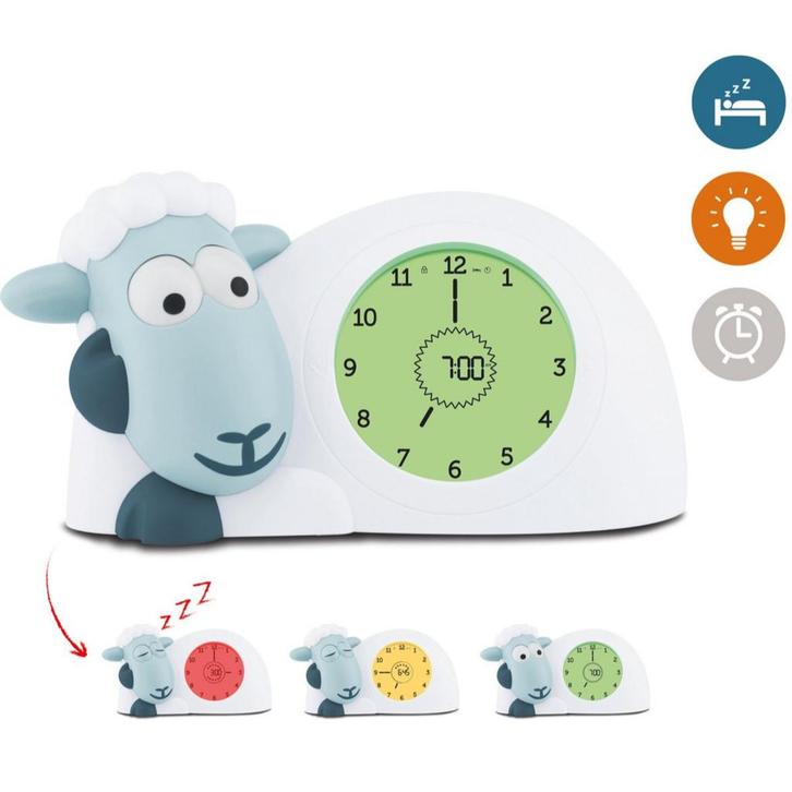 Slaaptrainer Sam het schaap | Blauw (knuffelbeer), Kinderen en Baby's, Kinderkamer | Inrichting en Decoratie, Nieuw, Ophalen of Verzenden