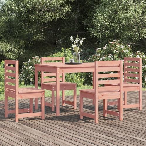 vidaXL 5-delige Tuinset massief douglashout, Tuin en Terras, Tuinsets en Loungesets, Tuinset, Nieuw, 5 zitplaatsen, Verzenden