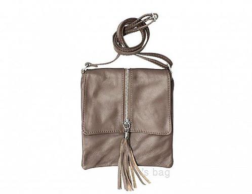 Leren schouder tas, vakantie tasje, kleine lederen tas in, Sieraden, Tassen en Uiterlijk, Tassen | Schoudertassen
