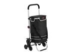 Veiling - Boodschappentrolley 3in1 - 56L - Voor Trappen - Zw, Nieuw