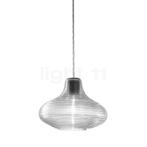 Panzeri Emma Hanglamp, plafondkapje zwart/glas kristal, Verzenden, Nieuw