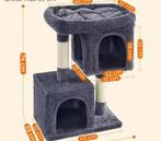 Kattenkrabpaal – Met 2 Huisjes, Platform en Sisalstammen, Dieren en Toebehoren, Verzenden, Nieuw