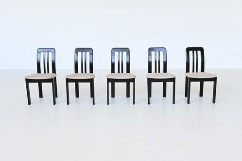 Lübke - Eetkamerstoel - Hout, Wol, Antiek en Kunst, Antiek | Meubels | Stoelen en Banken