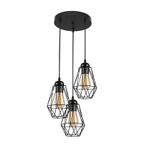 Hanglamp Zwart | Ø29cm | L:135cm| Incl. Led | Industrieel