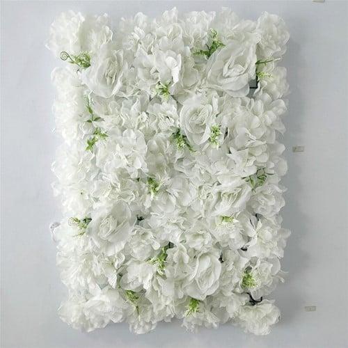 Flowerwall 40x60 cm E Wit Roos Hortensia, Hobby en Vrije tijd, Knutselen, Nieuw, Ophalen of Verzenden
