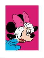 Kunstdruk Minnie Mouse Shocked 60x80cm, Verzenden, Nieuw