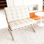 Premium Barcelona Chair | 8 Kleuren | 10% Korting Op Set, Huis en Inrichting, Nieuw, 75 tot 100 cm, Ophalen of Verzenden, Leer