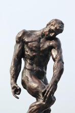 Beeld, adam de schepper - 56 cm - Brons, Antiek en Kunst