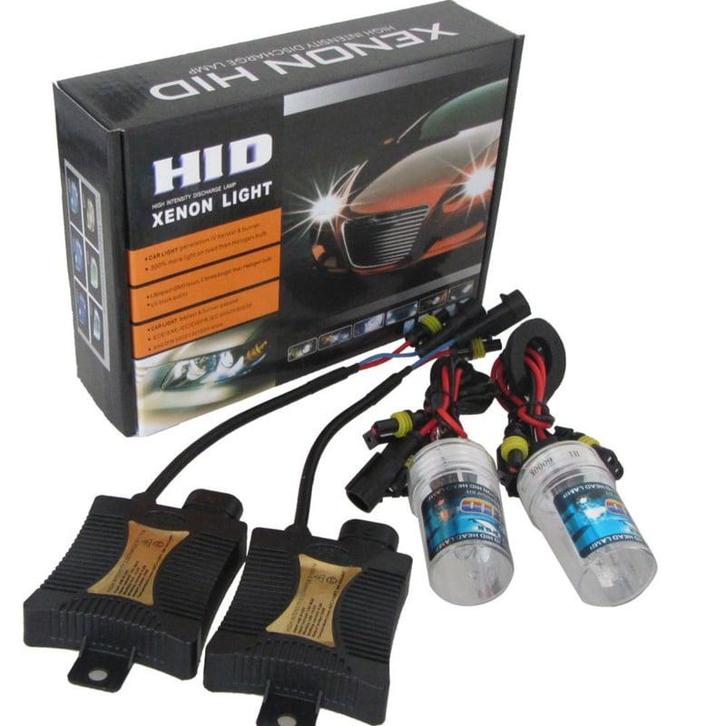 Xenon kit set verlichting H1 10000K 35W + ballast HID slim c, Auto-onderdelen, Verlichting, Nieuw, Verzenden