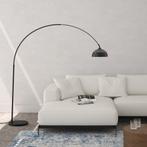Booglamp Arcus, staal, retro-stijl, 60W - zwart, Verzenden, Nieuw