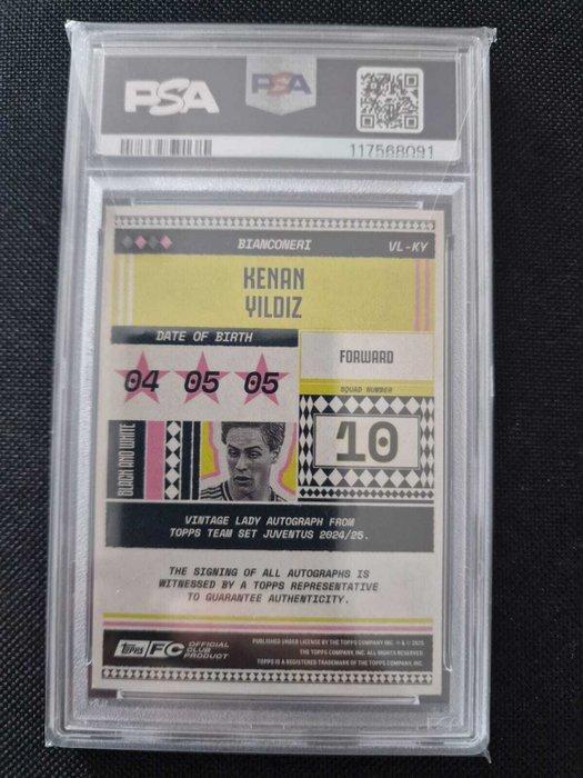 2024/25 Topps Topps Kenan Yildiz Gesigneerde kaart, Limited, Verzamelen, Stickers