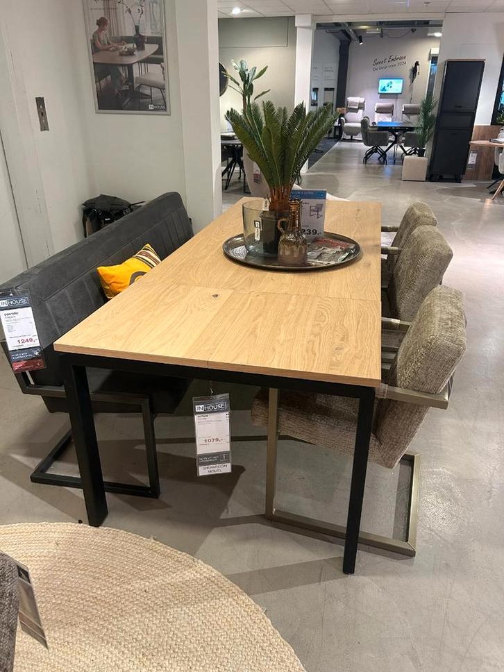 Uitschuifbare eettafel Altari - IN.HOUSE, Huis en Inrichting, Tafels | Eettafels, 50 tot 100 cm, 50 tot 100 cm, Rechthoekig, Nieuw