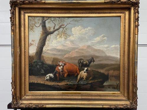 Eugène Verboeckhoven (1798-1881), Navolger van - Landschap, Antiek en Kunst, Kunst | Schilderijen | Klassiek