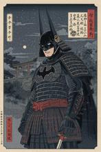 Sato Hageshi - Black Ronin of Justice - Batman - Signed and, Antiek en Kunst