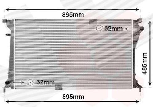 RADIATOR VOOR OPEL VIVARO 2007-2014 2140000Q0D, Auto-onderdelen, Airco en Verwarming, Nieuw, Ophalen of Verzenden