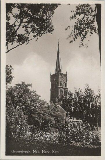 GROOTEBROEK - Ned. Herv. Kerk, Verzamelen, Ansichtkaarten | Nederland, Verzenden