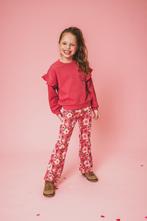 Flared broek meisjesjaquard sweat spring flower  Looxs Maat, Meisje, Nieuw, Ophalen of Verzenden