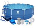XXL Avenli Opzetzwembad 450x122cm - Compleet met pomp, la..., Tuin en Terras, Zwembaden, Ophalen of Verzenden, Nieuw