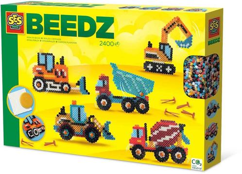 SES - Strijkkralen Bouwvoertuigen | SES Creative - Hobby, Hobby en Vrije tijd, Knutselen, Nieuw, Verzenden