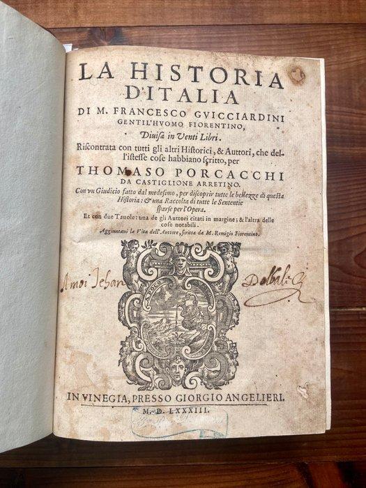 Francesco Guicciardini / Tommaso Porcacchi - La historia, Antiek en Kunst, Antiek | Boeken en Bijbels