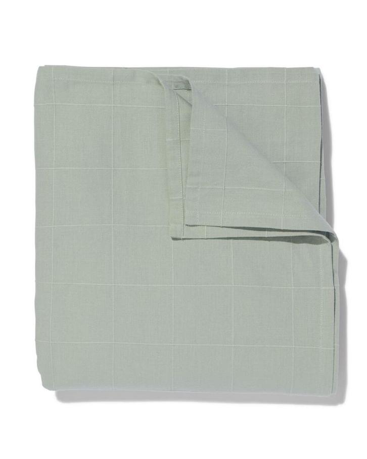 HEMA Tafelkleed met ruiten 140x240 katoen groen, Huis en Inrichting, Keuken | Textiel, Nieuw, Verzenden