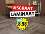 UITVERKOOP | Visgraat laminaat vanaf €8,98 per m², Laminaat, Nieuw, Crème, Visgraat laminaat