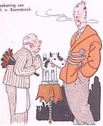 Hendrikus Colijn? als hondje van de Graaf op spotprent, Antiek en Kunst, Kunst | Litho's en Zeefdrukken, Verzenden